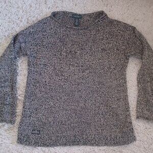 LRL Lauren Jeans Co Ralph Lauren Sweater Womens Small Marled Knit Crewneck